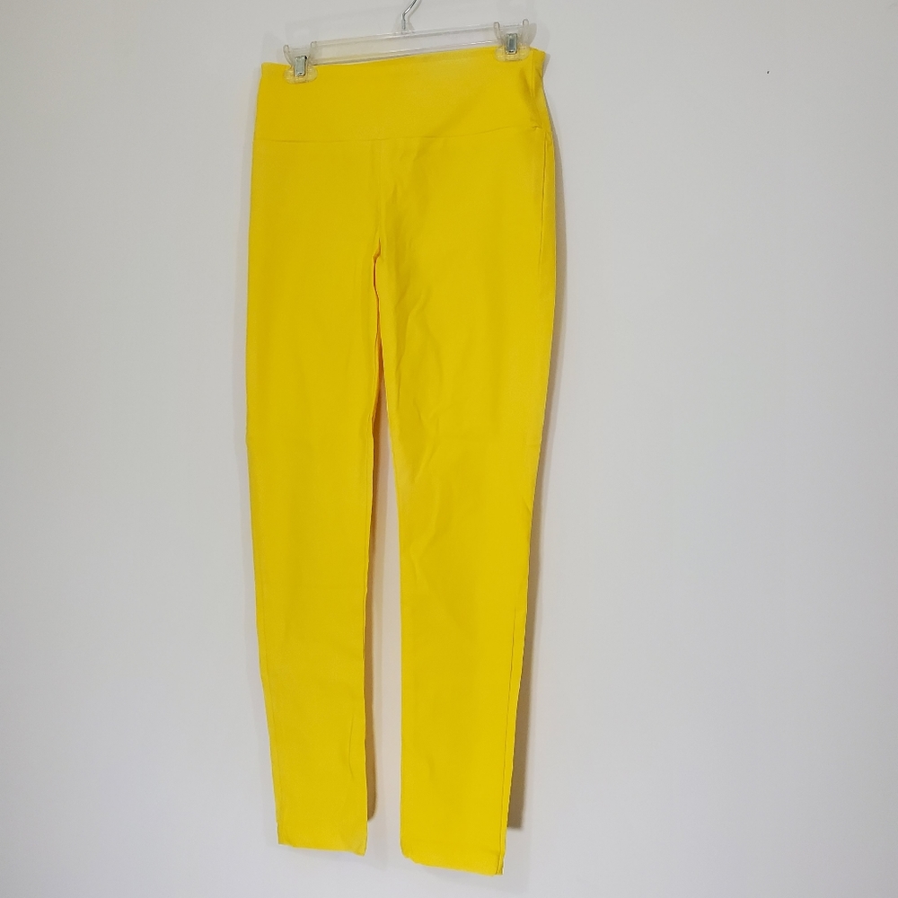 Hybrid &  Co. Yellow Legging Pants, Size Medium